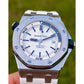 Audemars Piguet Audemars Piguet Royal Oak Offshore Diver 42mm Rare White/Blue Dial, Box and Papers 15710ST.OO.A010CA.01