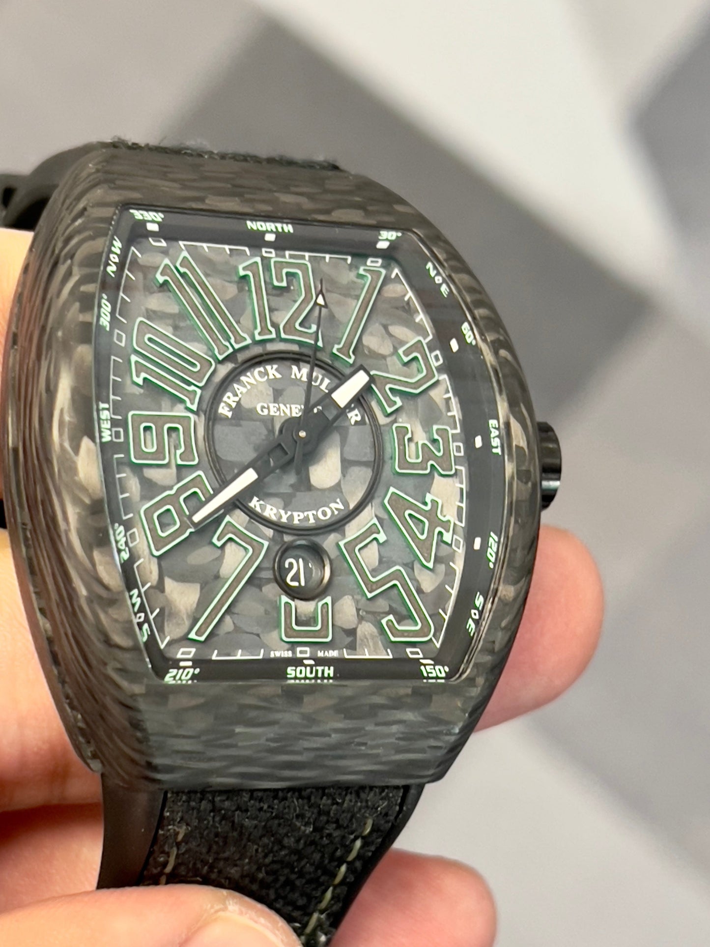 Franck muller carbon clearance krypton