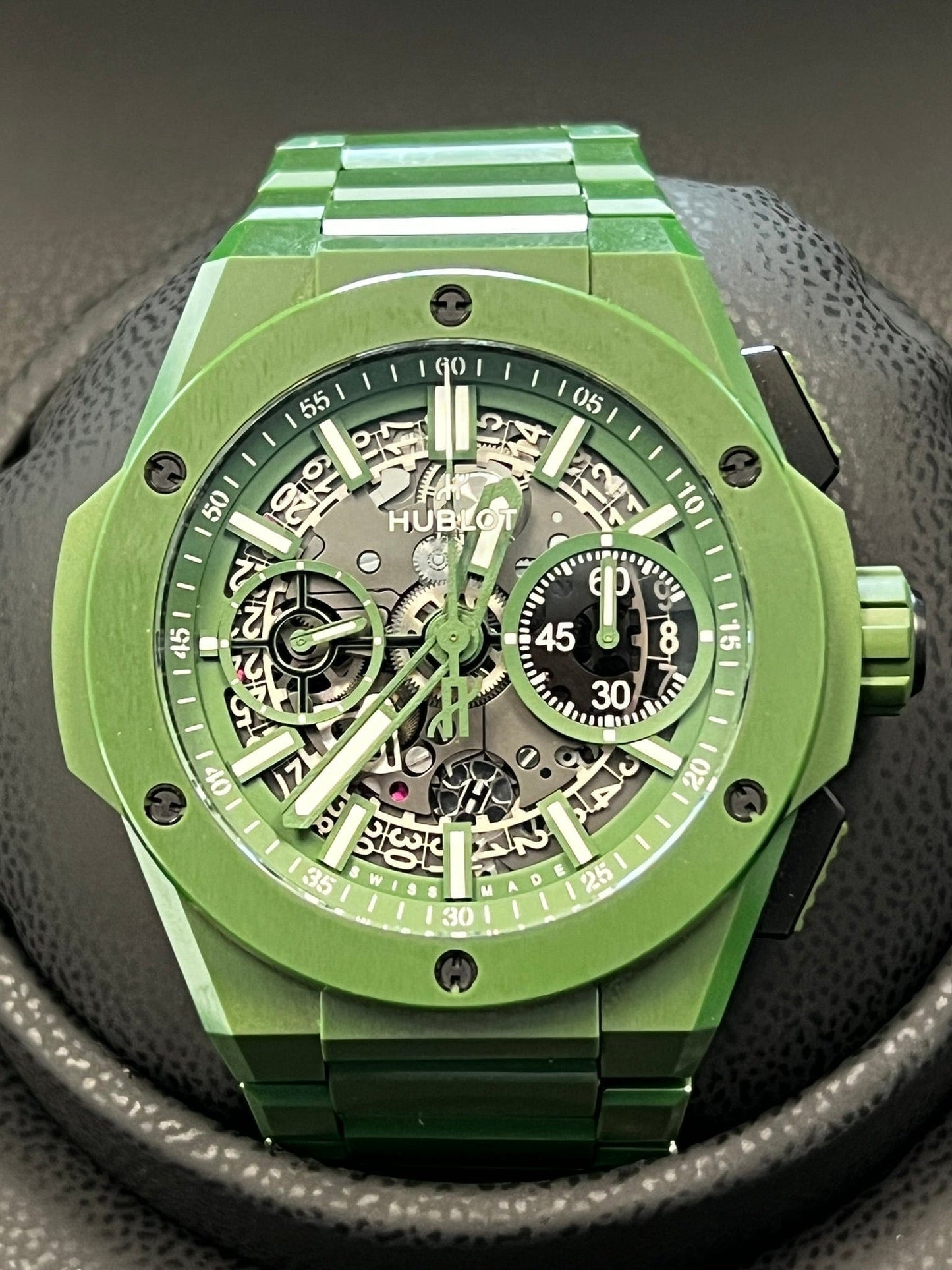 Hublot Watches Hublot Big Bang Intergrated Green Ceramic Limited Edition of 250 451.GX.5520.GX