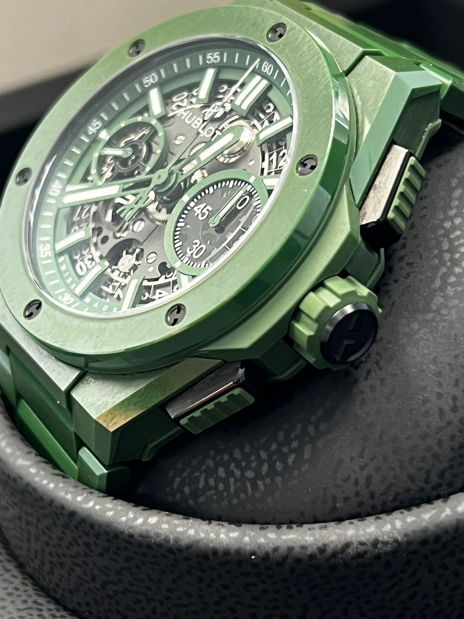 Hublot Watches Hublot Big Bang Intergrated Green Ceramic Limited Edition of 250 451.GX.5520.GX