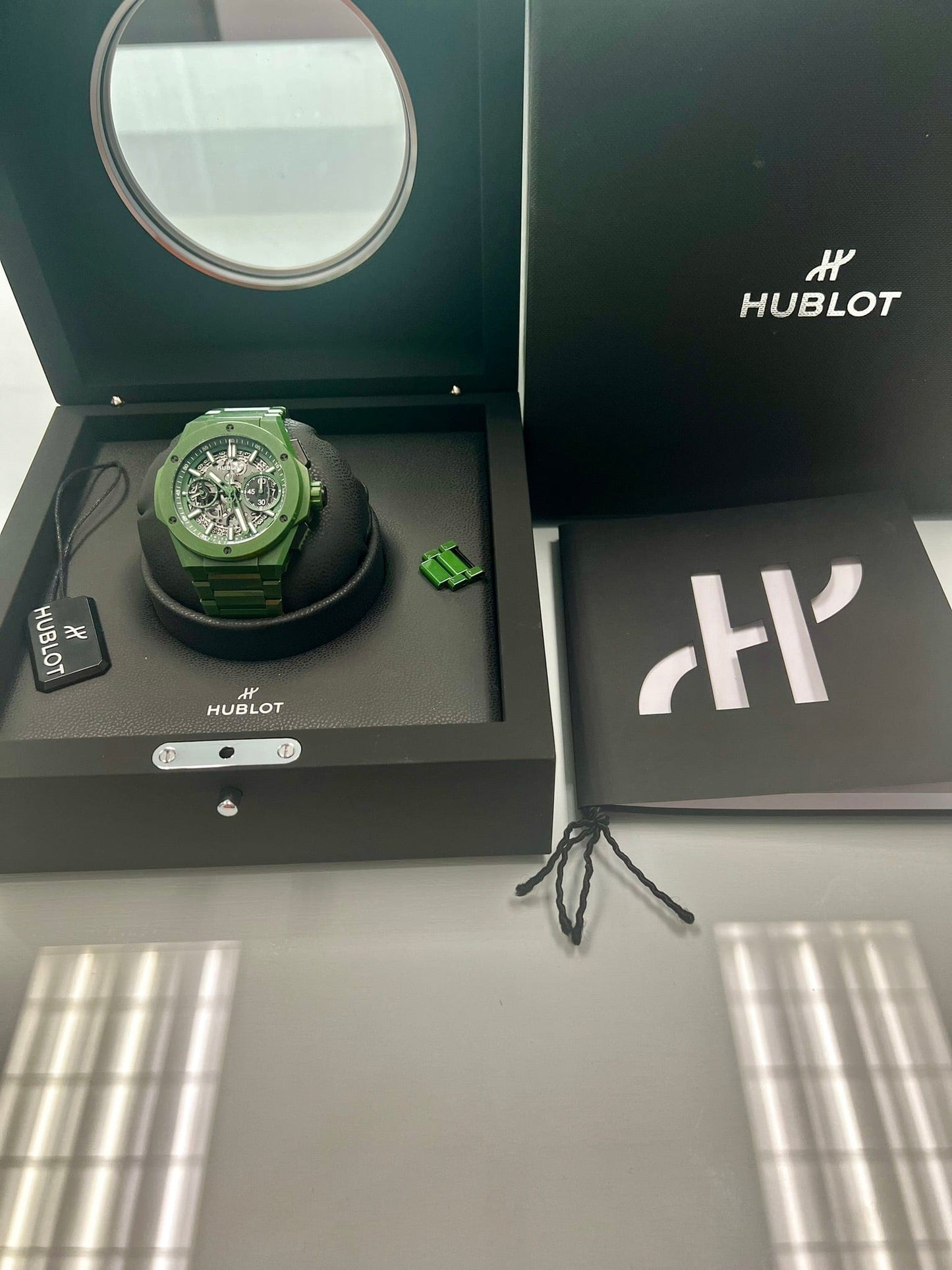 Hublot Watches Hublot Big Bang Intergrated Green Ceramic Limited Edition of 250 451.GX.5520.GX