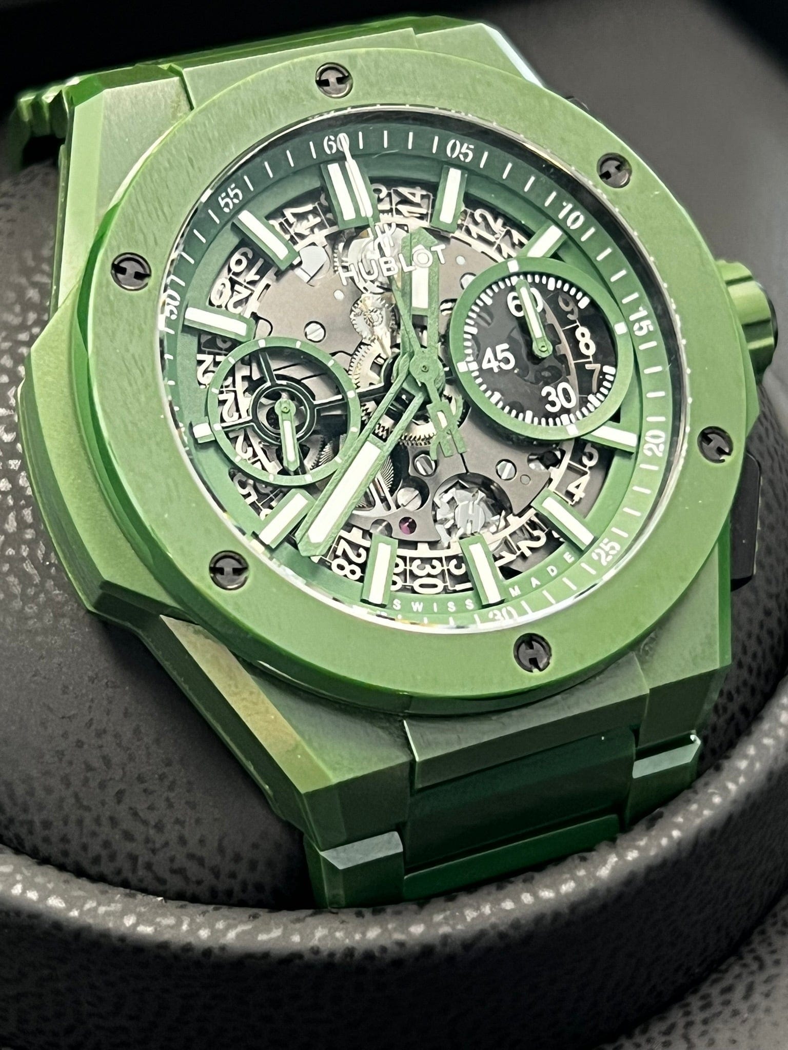 Hublot Watches Hublot Big Bang Intergrated Green Ceramic Limited Edition of 250 451.GX.5520.GX