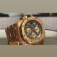 Audemars Piguet Royal Oak Offshore “Brick” Rose Gold Ruthenium Dial 2017 Box and Papers 264700R.00.1000OR.02