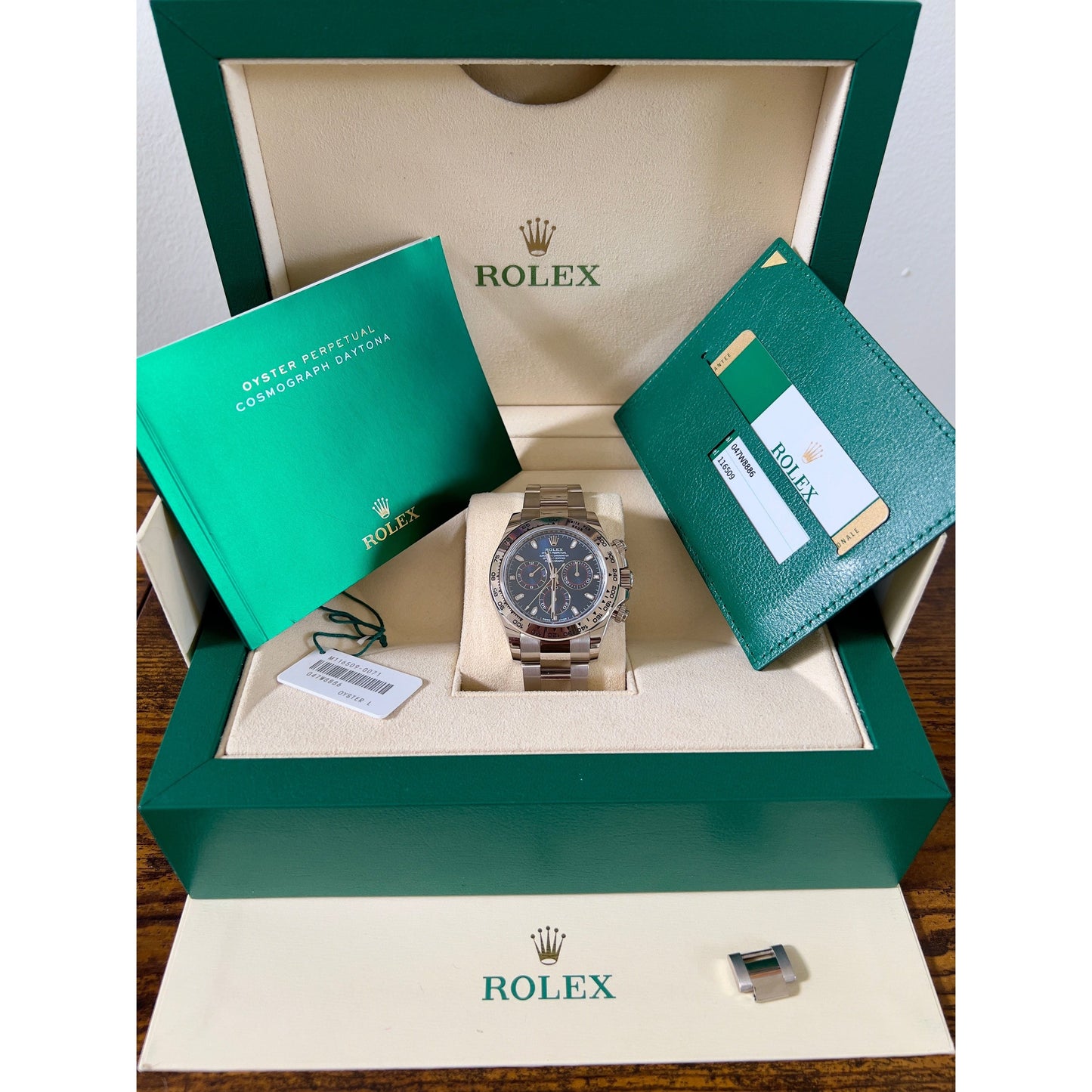 Rolex Watches Rolex Daytona Cosmograph White Gold Blue Dial